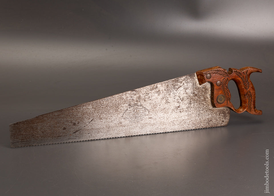 Little-Used-DISSTON-No.-16-Hand-Saw-Spring-Steel-121447
