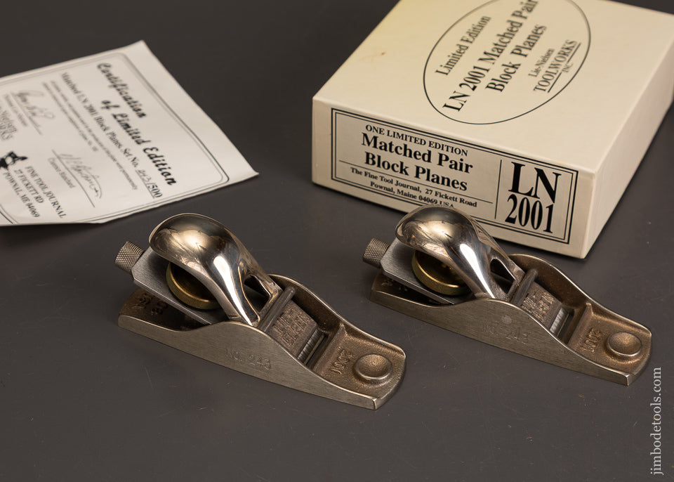 LIE-NIELSEN-No.-LN2001-Matched-Pair-of-Limited-Edition-Block-Planes-121451-AS-OF-JULY-29