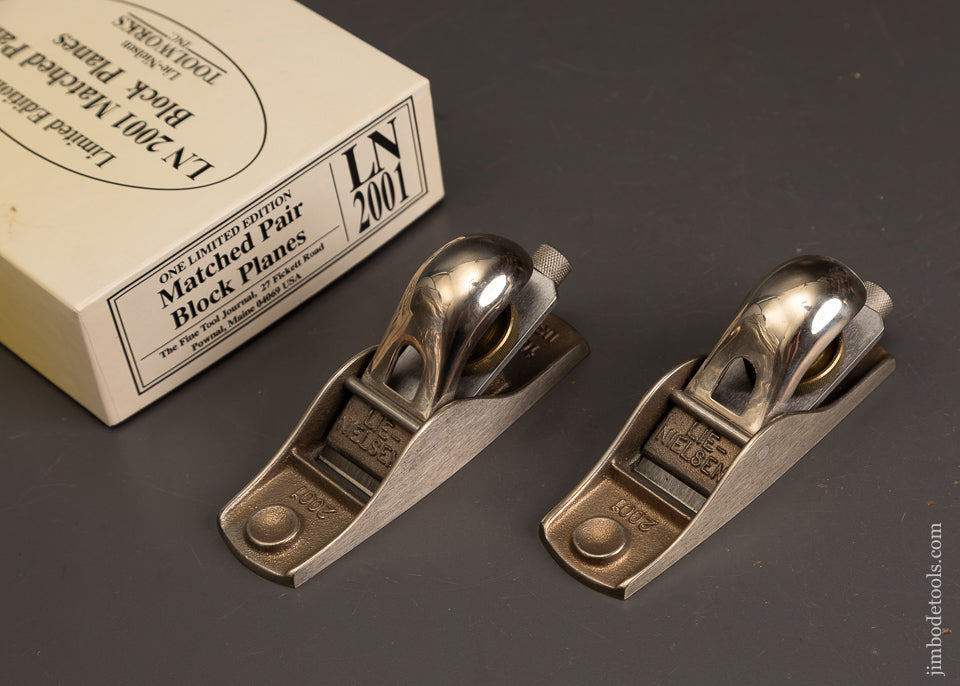 LIE-NIELSEN-No.-LN2001-Matched-Pair-of-Limited-Edition-Block-Planes-121451-AS-OF-JULY-29