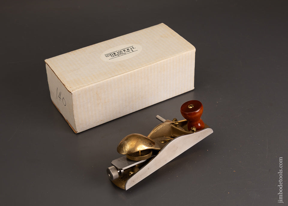 LIE-NIELSEN-No.-140-Bronze-Skew-Block-Plane-Mint-in-Box-121467