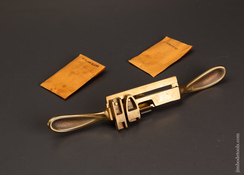 Mint-&-Complete-Bronze-LIE-NIELSEN-No.-66-Head-Beader-with-15-Cutters-121469