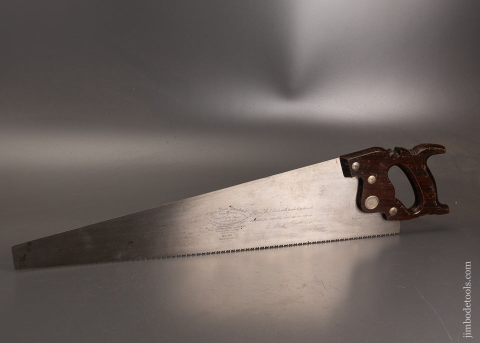 Extra-Fine-ATKINS-No.-401-Rosewood-Handled-Hand-Saw-121480