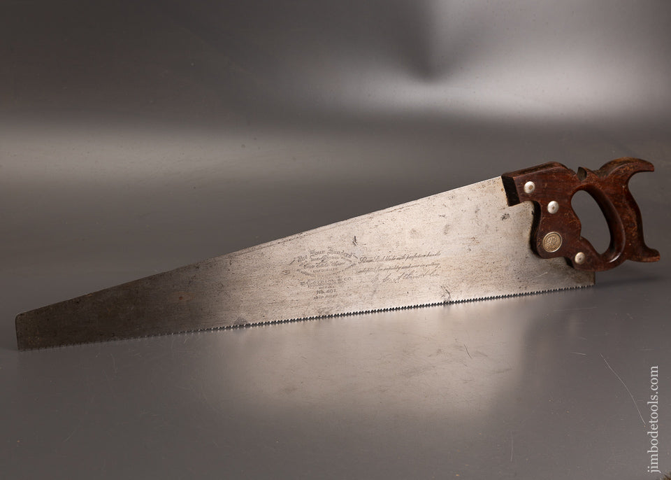 Fine-ATKINS-No.-401-Rosewood-Handled-Hand-Saw-Just-Sharpened-121481