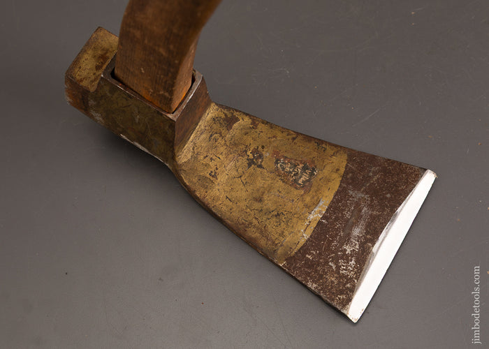 FAYETTE-R-PLUMB-Adze-with-Original-Gold-Paint-121482