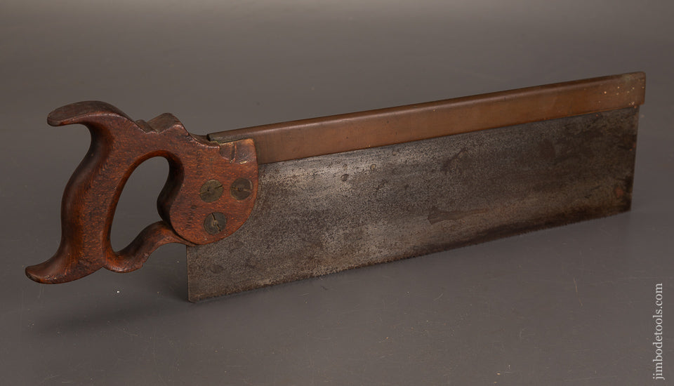 Awesome-Triple-Medallion-Brass-Back-Saw-R.-GROVES-&-SONS-MADE-FOR-G.-MUSGRAVE-121483