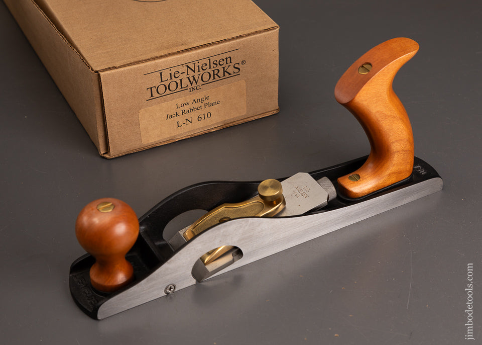 LIE-NIELSEN-L-N-610-Low-Angle-Jack-Rabbet-Plane-MINT-in-Original-Box-121490-AS-OF-JULY-18