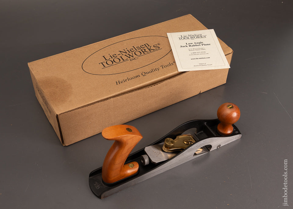 LIE-NIELSEN-L-N-610-Low-Angle-Jack-Rabbet-Plane-MINT-in-Original-Box-121490-AS-OF-JULY-18
