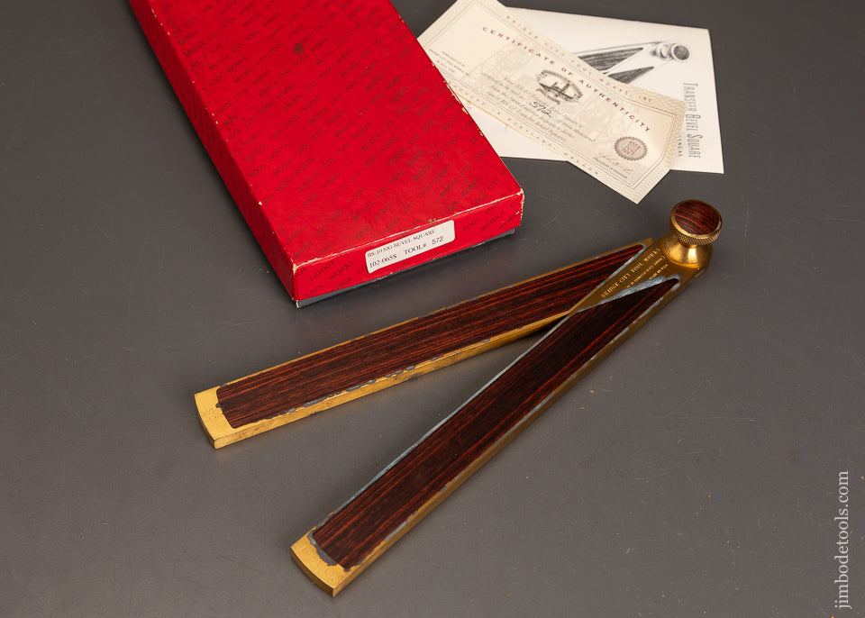 BRIDGE-CITY-TOOL-WORKS-BS-10-BevelSquare-in-Original-Box-with-Corrosion-121493
