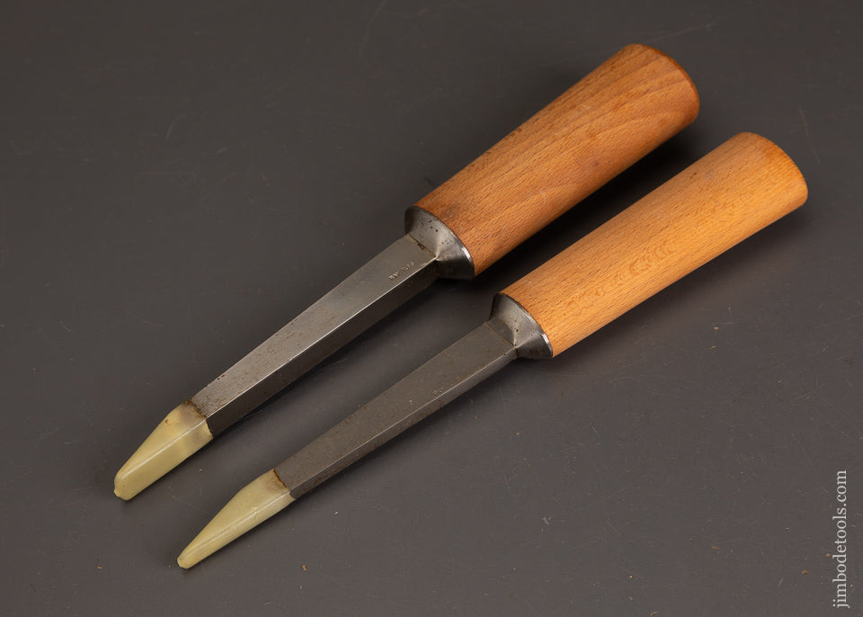 Mint Pair RAY ILES Inch Pig Sticker Mortise-Chisels-121503