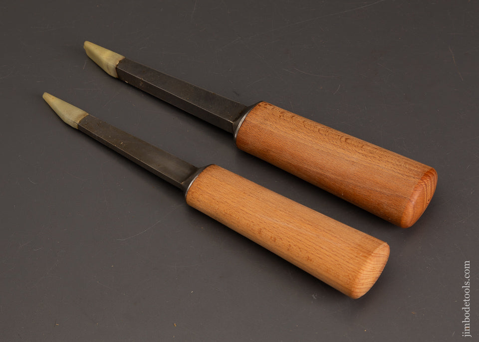 Mint Pair RAY ILES Inch Pig Sticker Mortise-Chisels-121503