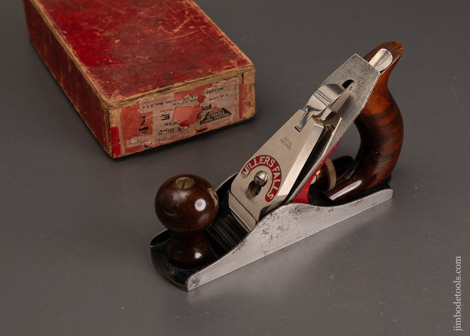 Near-Mint-in-Box-MILLERS-FALLS-No.-7-(No.-2-Size)-Smooth-Plane-121504G-AS-OF-AUG-1