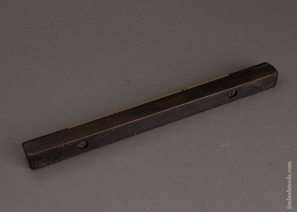 Rare-MATHIESON-No.-18C-Ebony-Level-with-Rotating-Vial-Cover-121528G