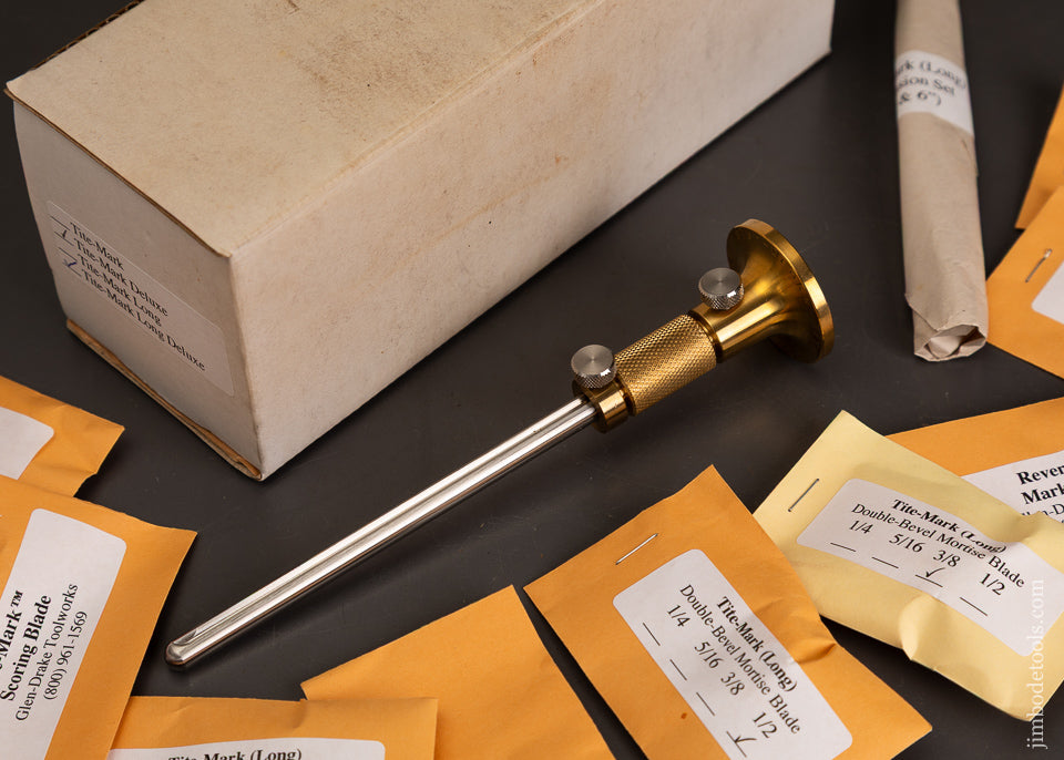 TITE-MARK-Long-Deluxe-Marking-Gauge-with-9-Blades-&-Instructions - 121531