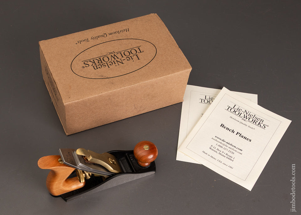 LIE-NIELSEN-NO.-1-Smooth-Plane-Mint-in-Box-121536