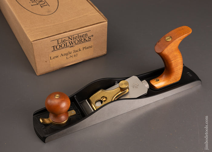 LIE-NIELSEN-NO.-62-Low-Angle-Block-Jack-Plane-with-Adjustable-Mouth-Mint-in-Box-121539