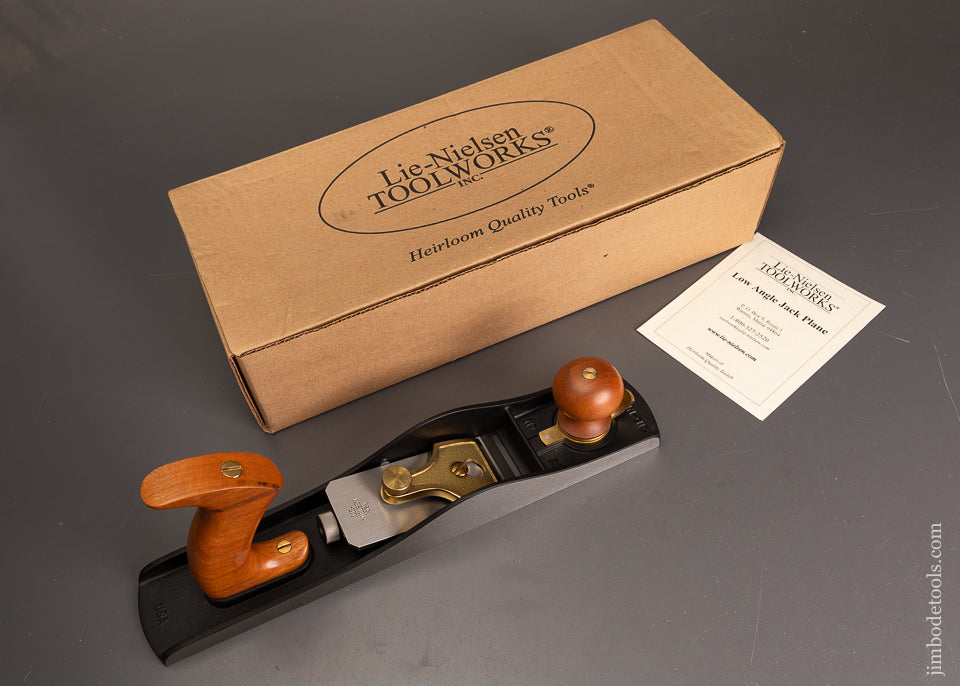 LIE-NIELSEN-NO.-62-Low-Angle-Block-Jack-Plane-with-Adjustable-Mouth-Mint-in-Box-121539