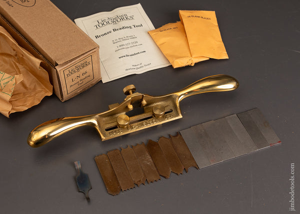 LIE-NIELSEN-No.-66-Hand-Beader-in-Bronze-with-15-Cutters-121540