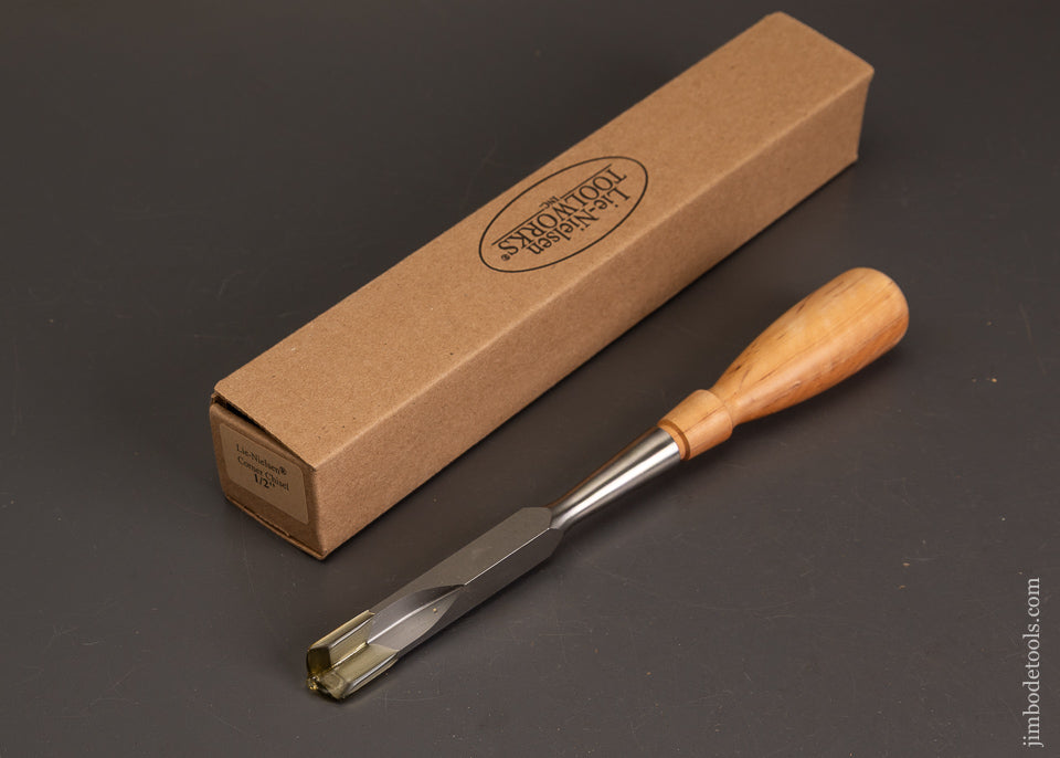DISCONTINUED-LIE-NIELSEN-1/2-Inch-Corner-Chisel-Mint-in-Box-121542