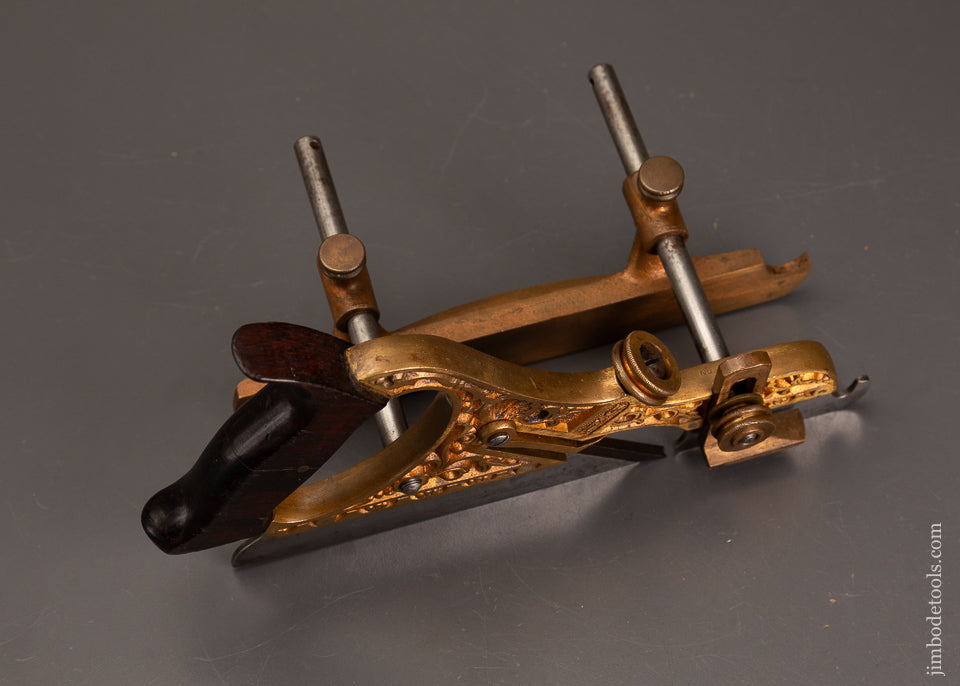 Near-Mint-STANLEY-MILLERS-PATENT-No.-44-Gunmetal-Plow-Plane-121549G-AS-OF-AUG-2
