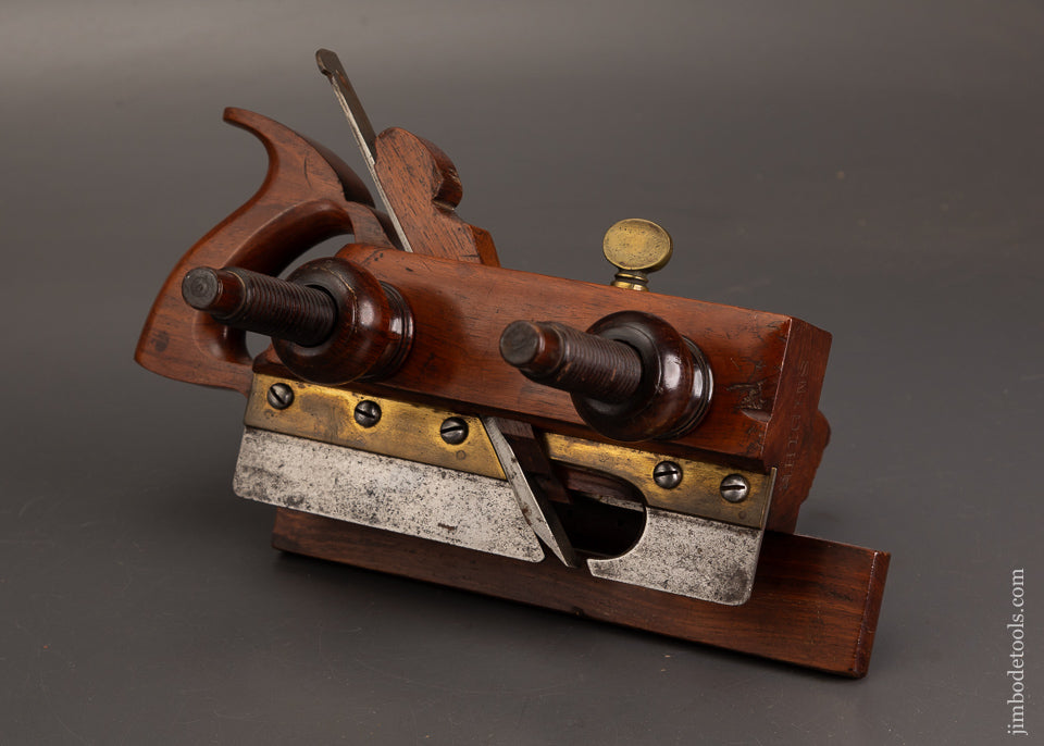 Stunning-Solid-Rosewood-SANDUSKY-(Unmarked)-Plow-Plane-121550G