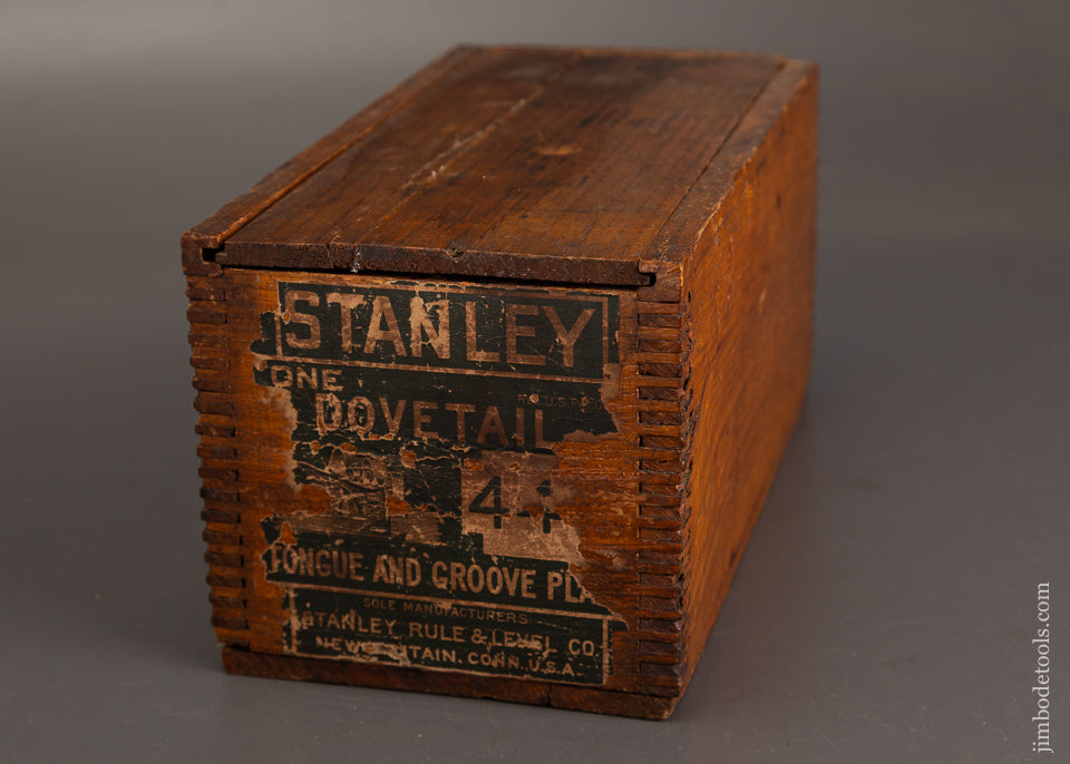 Near-Mint-&-100%-Complete-STANLEY-No.-44-Dovetail-Plane-Original-Chestnut-Box-121551-AS-OF-JULY-15