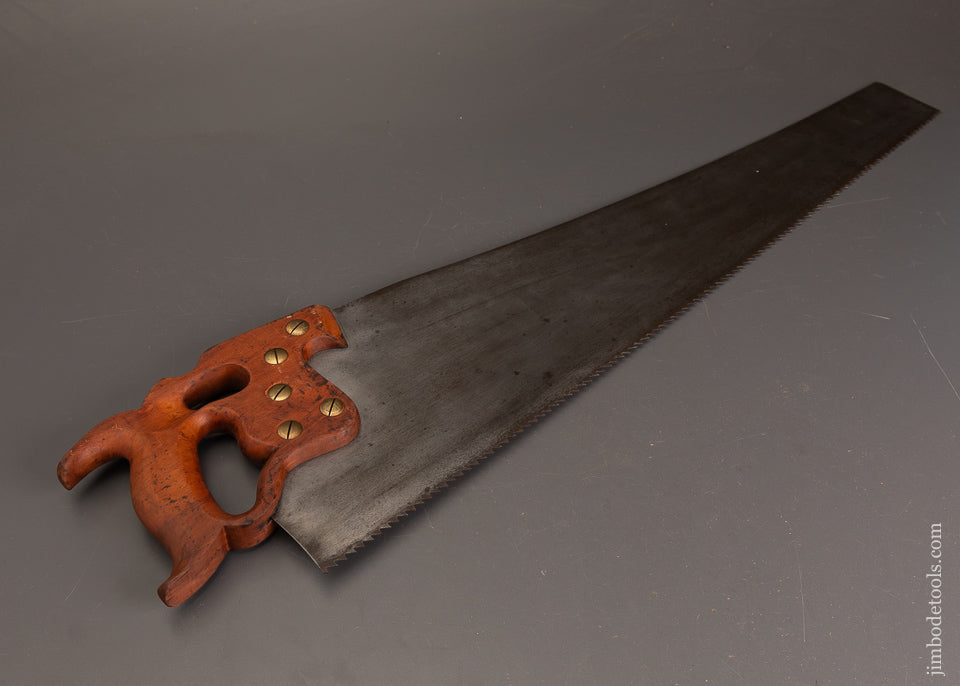 Straight-&-Sharp-DISSTON-No.-D-8-Thumb-Hole-Rip-Hand-Saw-121570