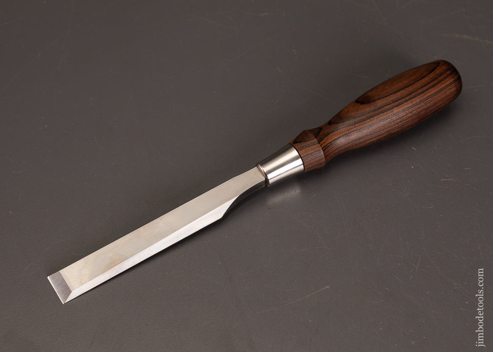 Mint-5/8-BLUE-SPRUCE-TOOL-WORKS-Bench-Chisel-with-Cocobolo-Handle-121572