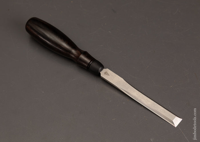 Beautiful-BLUE-SPRUCE-TOOL-WORKS-1/2-Inch-Dovetail-Chisel-with-African-Blackwood-Handle-Mint-121574