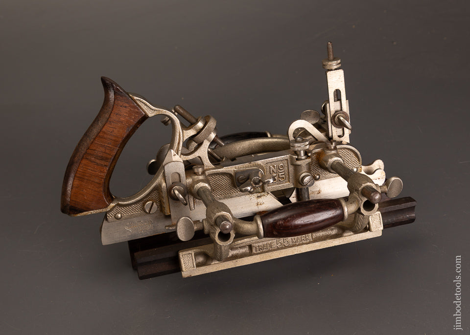 Extra-Fine-Complete-STANLEY-No.-55-Combination-Plane-121579