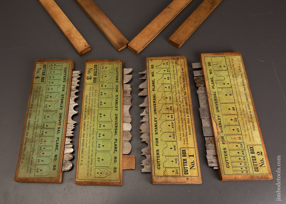 Extra-Fine-Complete-STANLEY-No.-55-Combination-Plane-121579