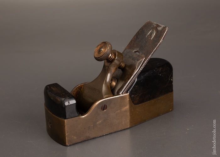 Rare-&-Fine-MOSELEY-&-SON-Gunmetal-&-Ebony-Infill-Smooth-Plane-121589G