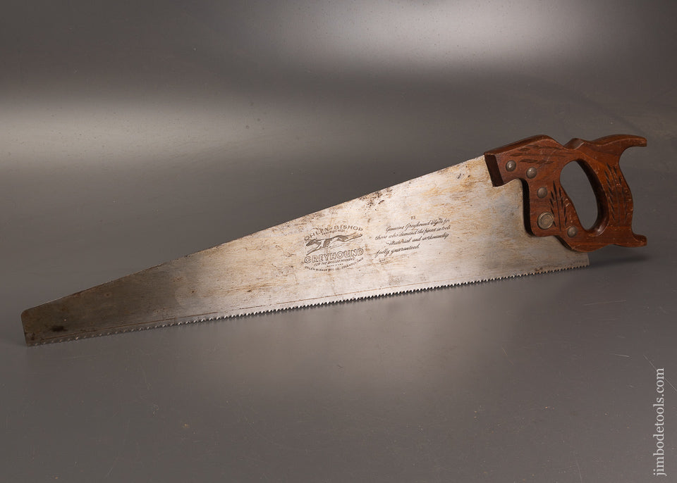 Just-Sharpened-OHLEN-BISHOP-GREYHOUND-Hand-Saw-121592