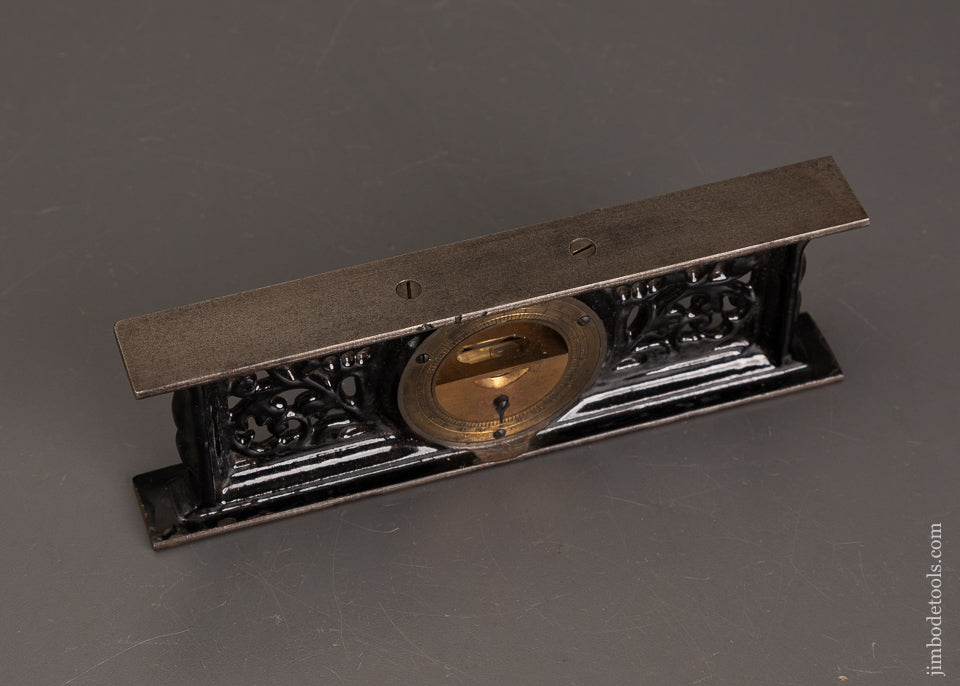 Amazing-DAVIS-NO.-1-Ornate-7-Inch-Iron-Level-Near-Mint-in-Box-121601G-AS-OF-JULY-31