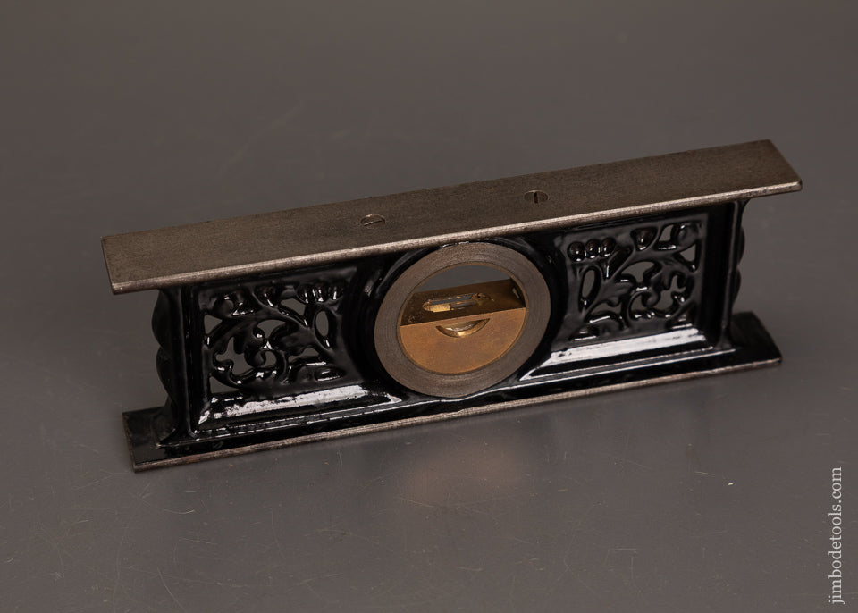 Amazing-DAVIS-NO.-1-Ornate-7-Inch-Iron-Level-Near-Mint-in-Box-121601G-AS-OF-JULY-31