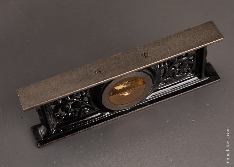Amazing-DAVIS-NO.-1-Ornate-7-Inch-Iron-Level-Near-Mint-in-Box-121601G-AS-OF-JULY-31