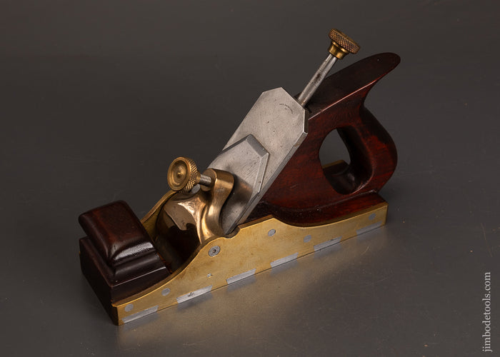 Fantastic-Gunmetal-Dovetailed-Mahogany-Infill-Smooth-Plane-ST.-JAMES-BAY-TOOL-CO.-121606