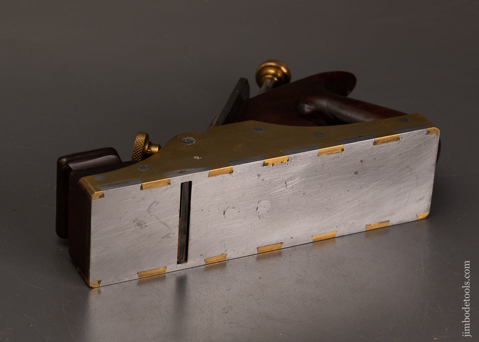 Fantastic-Gunmetal-Dovetailed-Mahogany-Infill-Smooth-Plane-ST.-JAMES-BAY-TOOL-CO.-121606