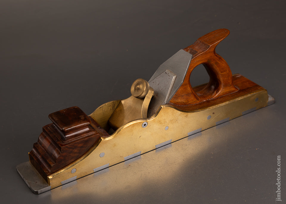 Awesome-17-1/2-Inch-Gunmetal-Dovetailed-Infill-Jointer-Plane-121607