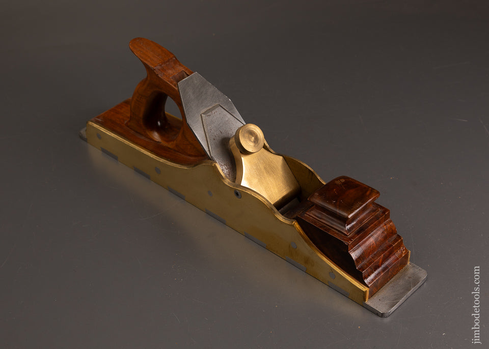 Awesome-17-1/2-Inch-Gunmetal-Dovetailed-Infill-Jointer-Plane-121607