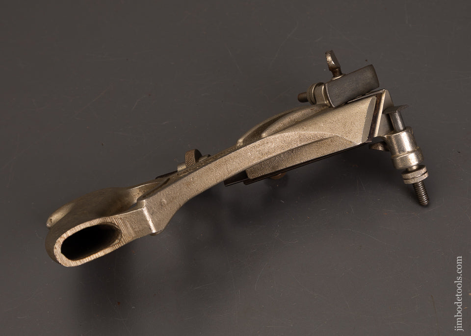 Extra-Fine-STANLEY-No.-196-Curved-Rabbet-Plane-with-Original-Decal-121611-AS-OF-AUG-13
