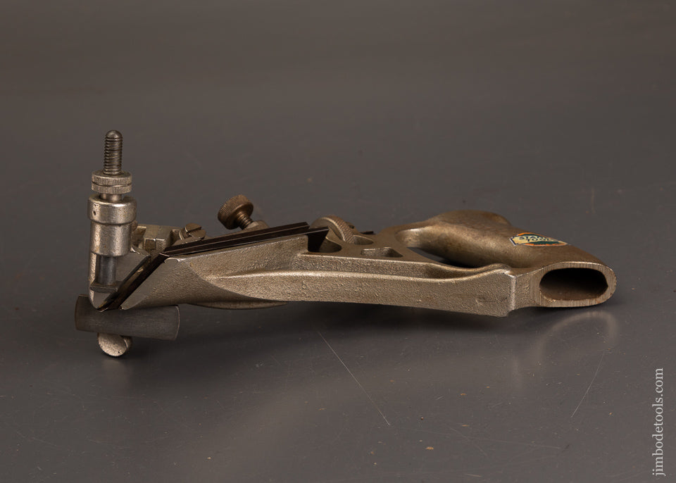 Extra-Fine-STANLEY-No.-196-Curved-Rabbet-Plane-with-Original-Decal-121611-AS-OF-AUG-13