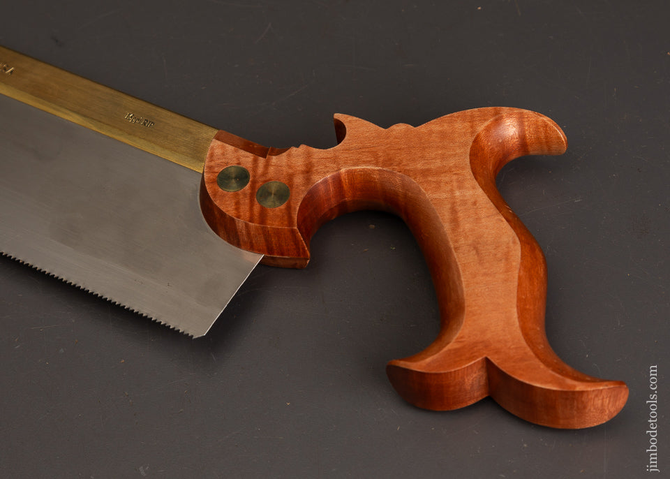 Discontinued-Tiger-Maple-LIE-NIELSEN-Brass-Back-Dovetail-Saw-121616