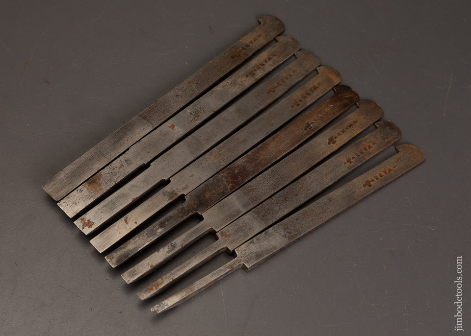 Extra-Fine-Set-of-8-Plow-Plane-Irons-by-WARD-121628