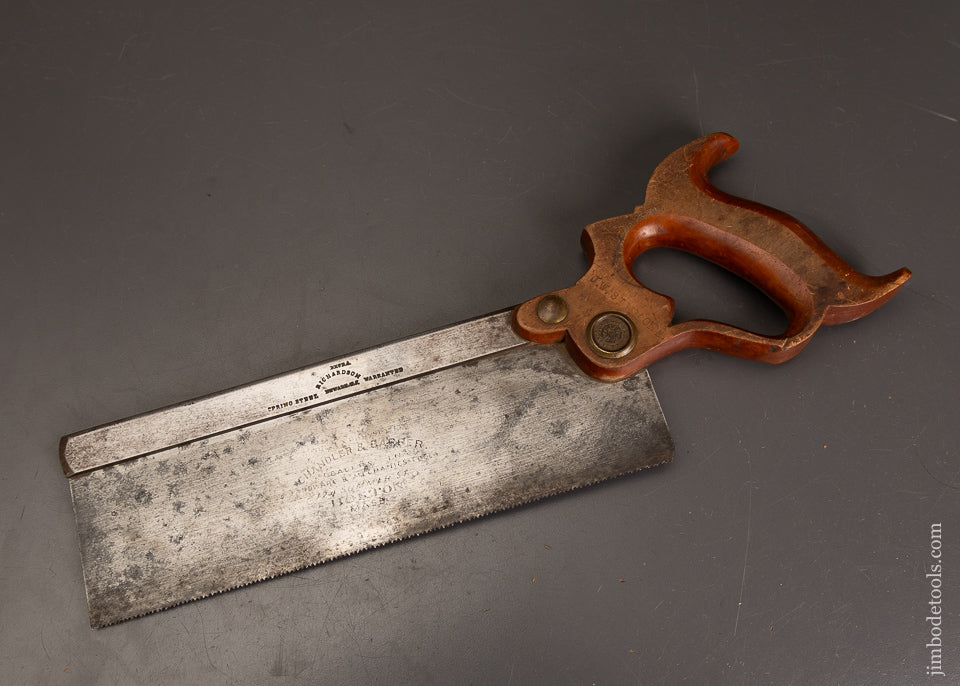 RICHARDSON-FOR-CHANDLER-&-BARBER-10-Inch-Back-Saw-121635