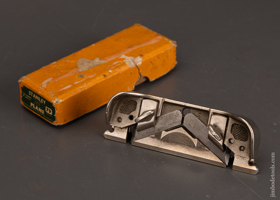 STANLEY-No.-70-Double-Side-Rabbet-Plane-with-Fence-Mint-in-Box-121645