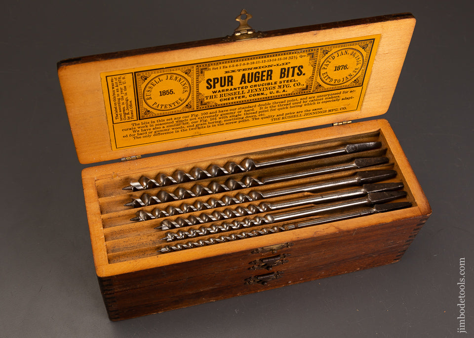 Complete-Set-of-STANLEY-RUSSELL-JENNINGS-Auger-Bits-121654