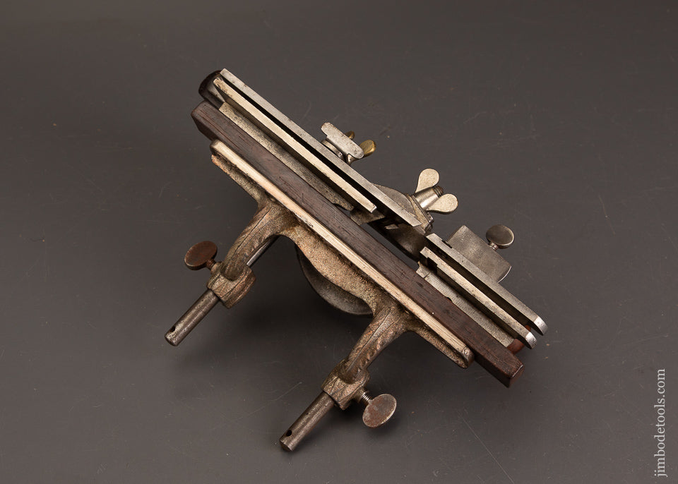 Fine-STANLEY-No.-46-Skew-Plow-Plane-with-5-Cutters-121657