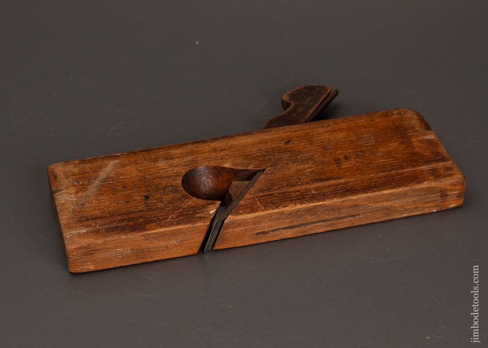 GOOD-User-H.L.-JAMES-WILLIAMSBURG-MASS.-1-Inch-Skew-Rabbet-Plane-121669