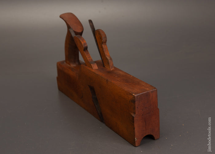 Fine-B.-HUFF-MAKER-Handled-Double-Iron-1-1/8-Inch-Nosing-Plane-121671