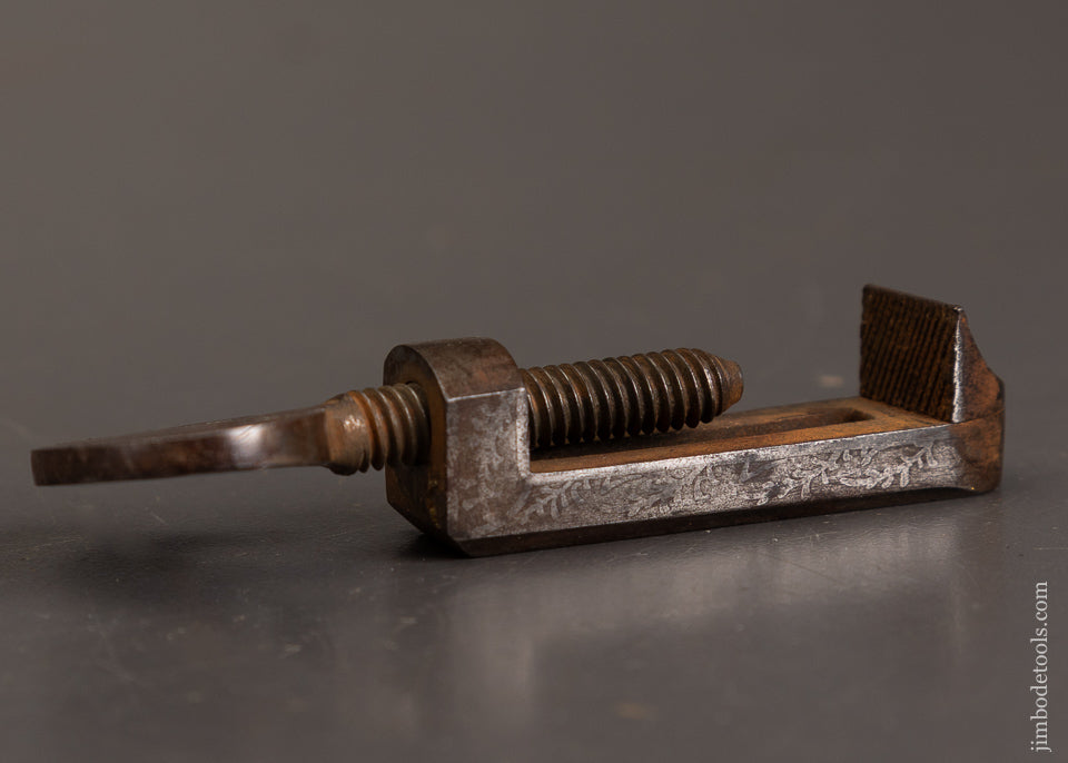 Early-Hand-Forged-Flintlock-Rifle-Mainspring-Vise-121676